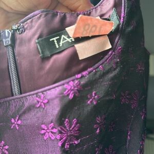 Tahari Silk Floral Dress Sz 2
